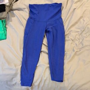 Beyond the Bump Vibrant Blue Leggings size L